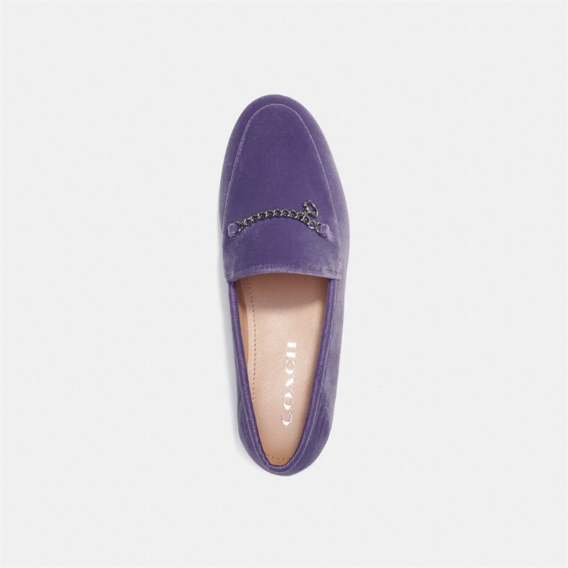 Loafers Dama Coach Hanna Albastru Deschis Violet | Romania-435216