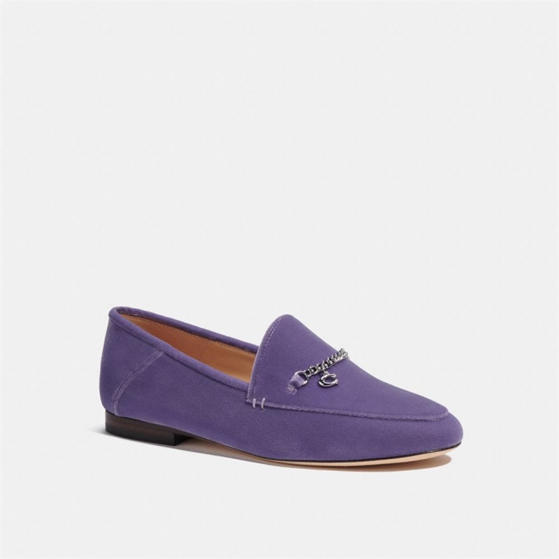 Loafers Dama Coach Hanna Albastru Deschis Violet | Romania-435216