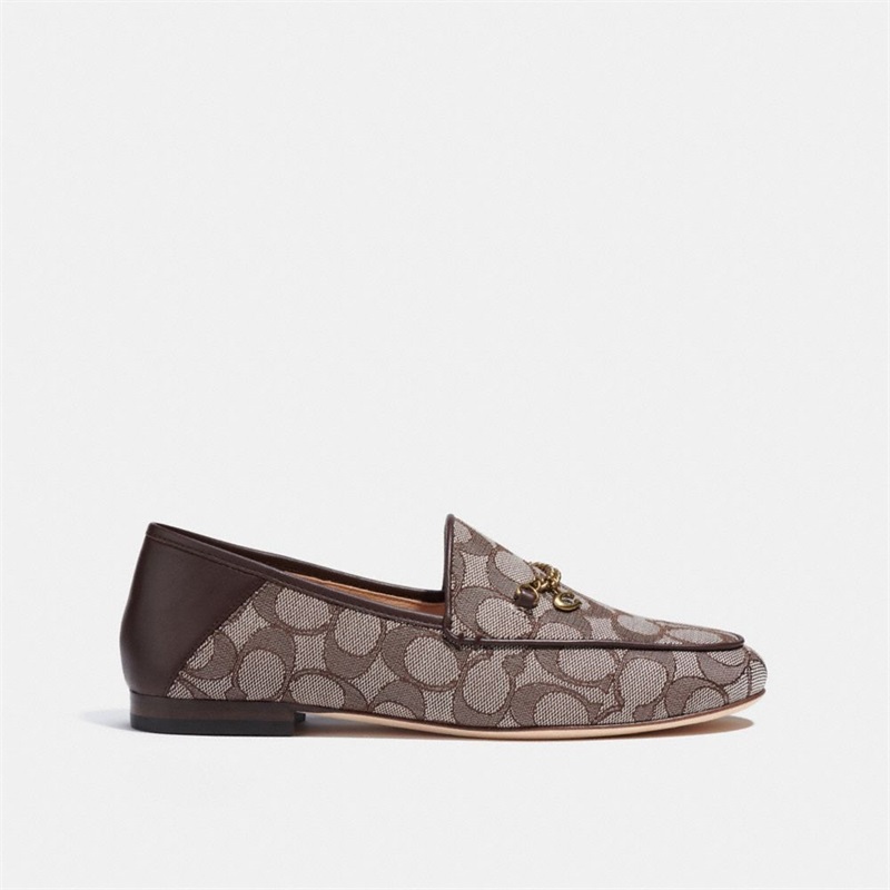 Loafers Dama Coach Hanna In Signature Jacquard Maro | Romania-906382