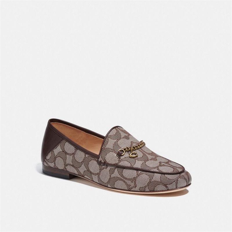 Loafers Dama Coach Hanna In Signature Jacquard Maro | Romania-906382