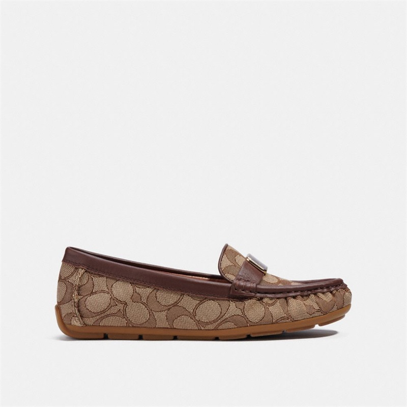 Loafers Dama Coach Mona Driver In Signature Jacquard Maro | Romania-196243