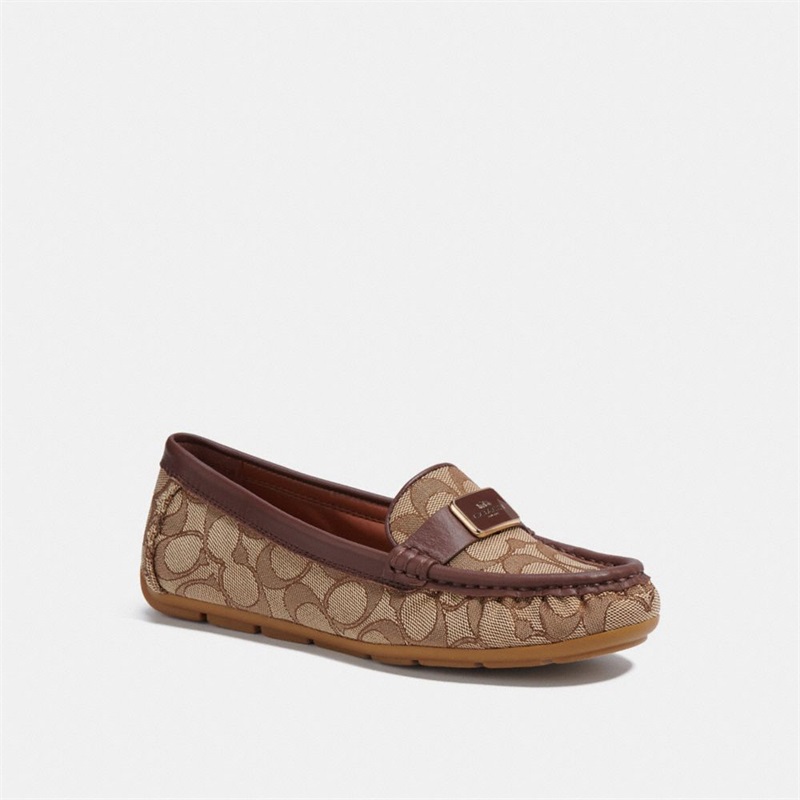 Loafers Dama Coach Mona Driver In Signature Jacquard Maro | Romania-196243