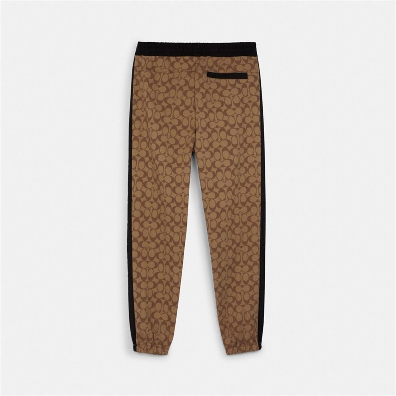 Pantaloni Jogger Barbati Coach Signature Kaki | Romania-610485