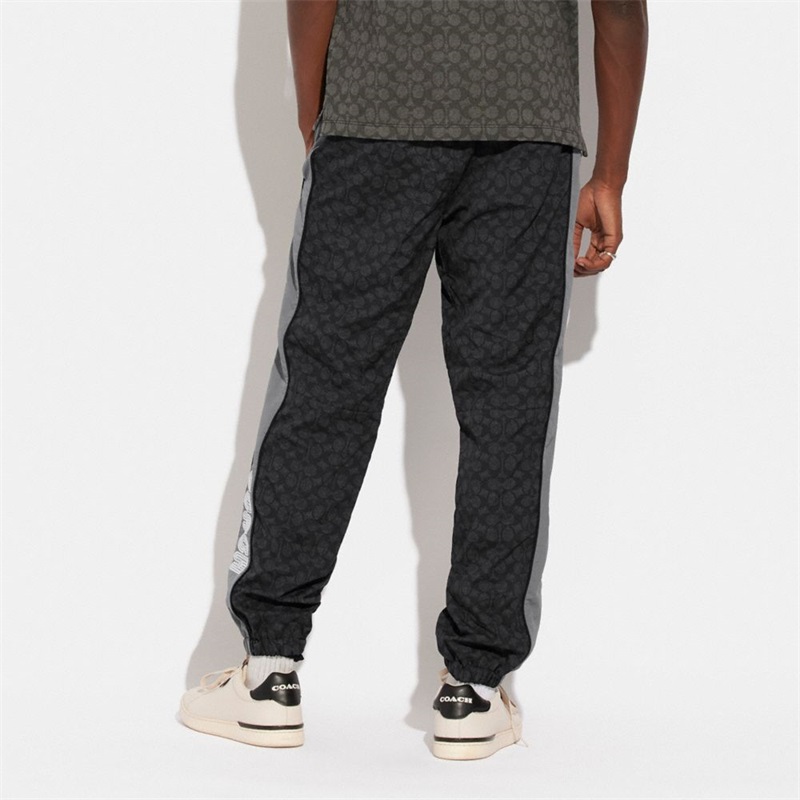 Pantaloni Jogger Barbati Coach Track Negrii Gri | Romania-579426