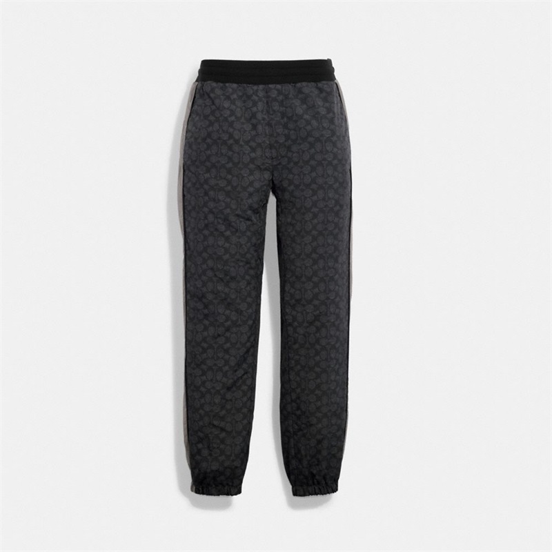 Pantaloni Jogger Barbati Coach Track Negrii Gri | Romania-579426