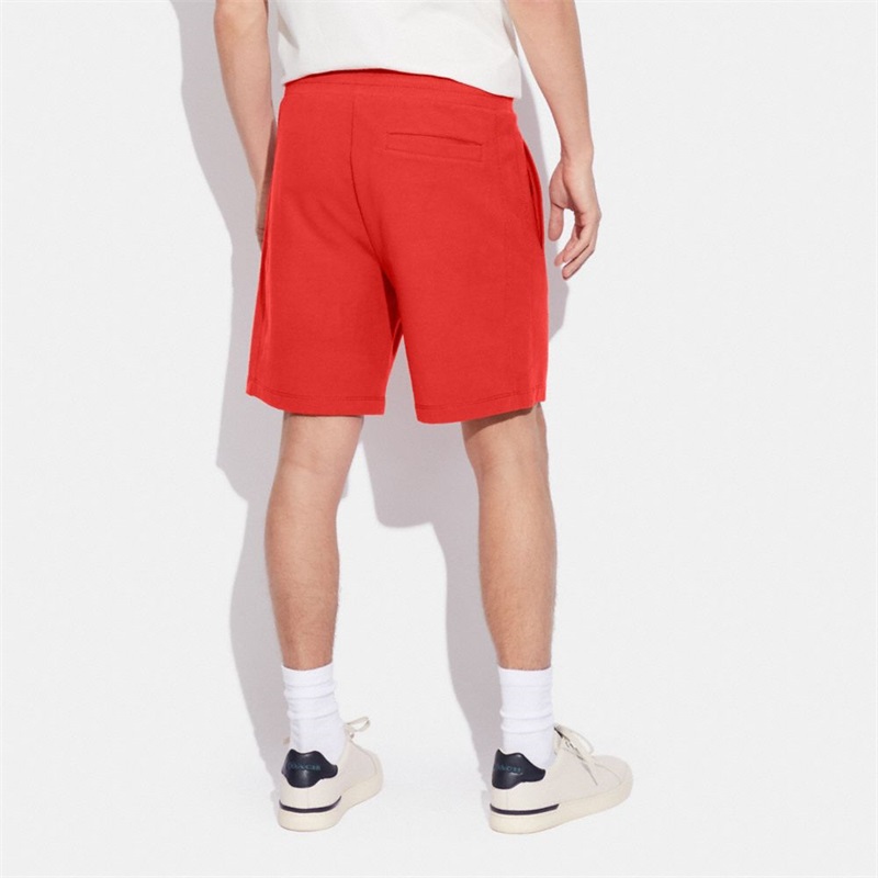 Pantaloni Scurti Barbati Coach Lounge Rosii | Romania-931624