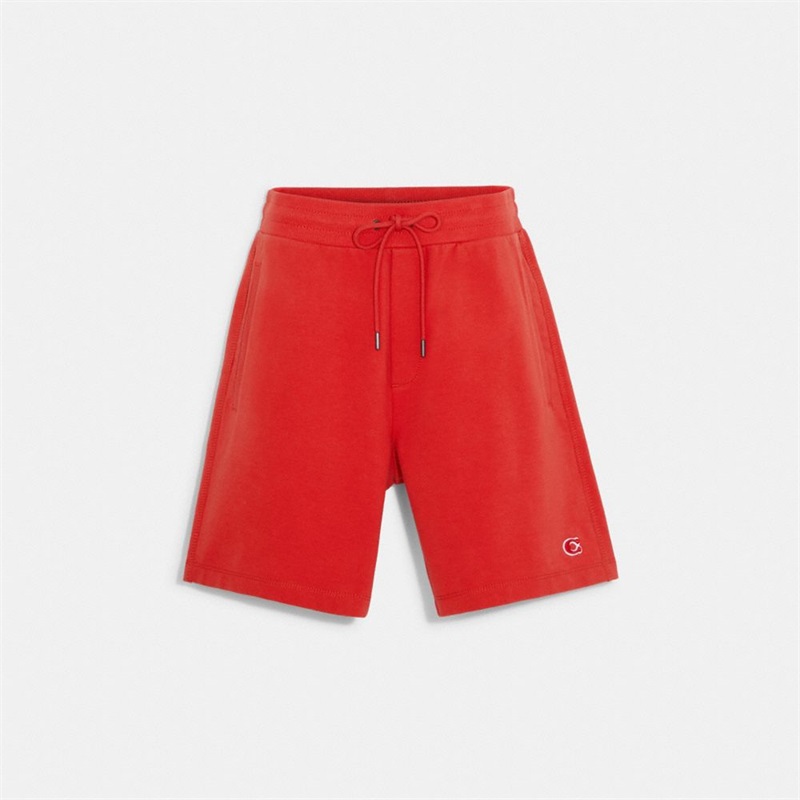 Pantaloni Scurti Barbati Coach Lounge Rosii | Romania-931624