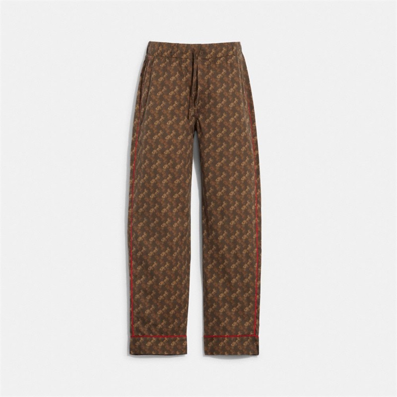 Pantalonii Barbati Coach Pajama Maro Rosii | Romania-659724