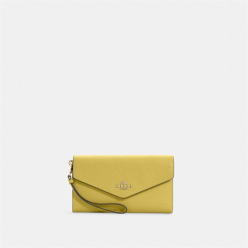 Portofel Dama Coach Travel Envelope Galbeni | Romania-326098