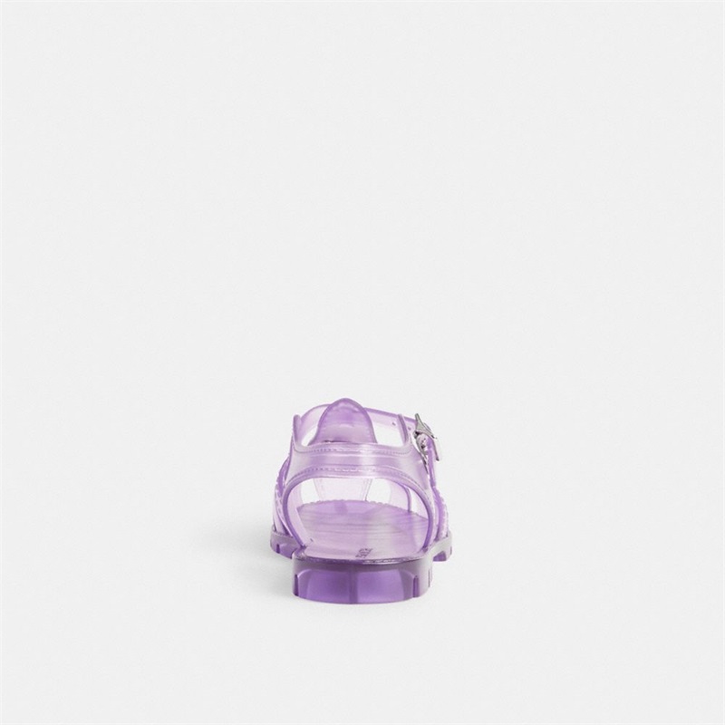 Sandale Dama Coach Jelly Fisherman Violet | Romania-543097