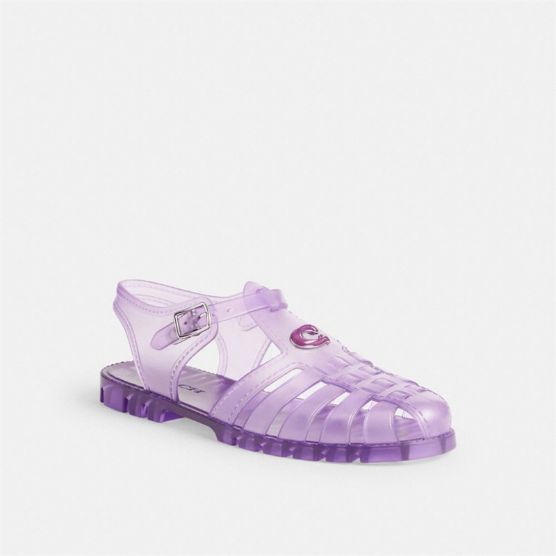 Sandale Dama Coach Jelly Fisherman Violet | Romania-543097