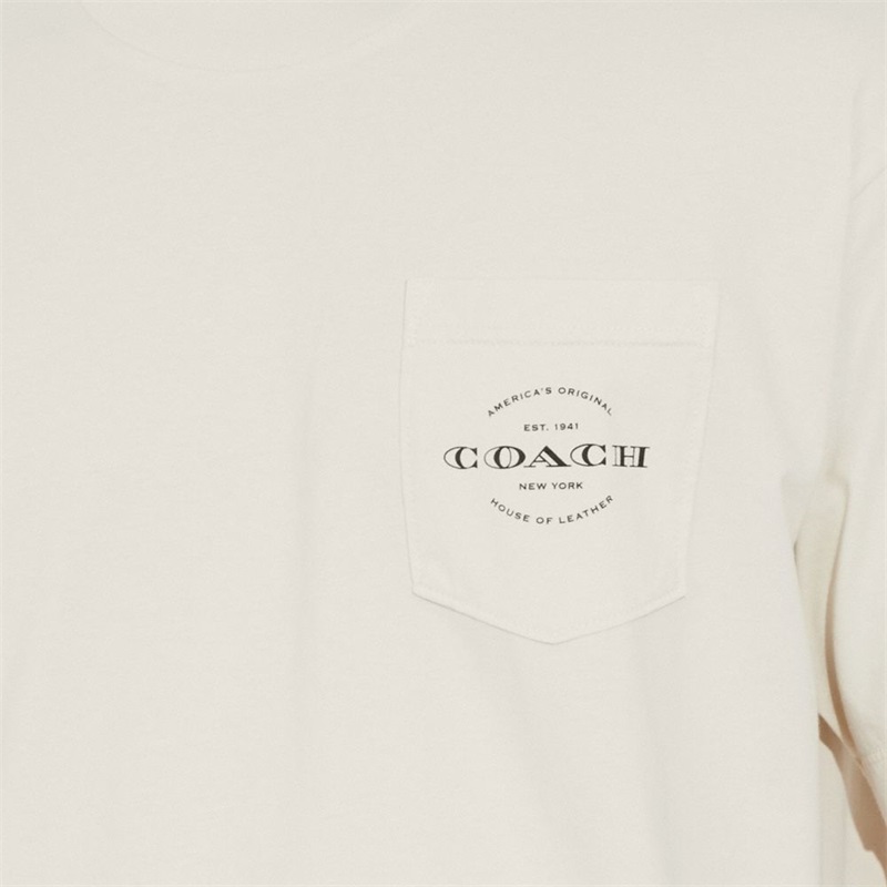 Tricouri Barbati Coach Pocket Albi | Romania-806514