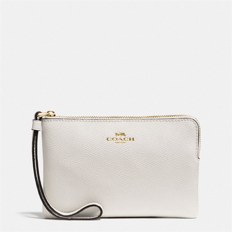 Wristlets Dama Coach Corner Zip Aurii | Romania-287953