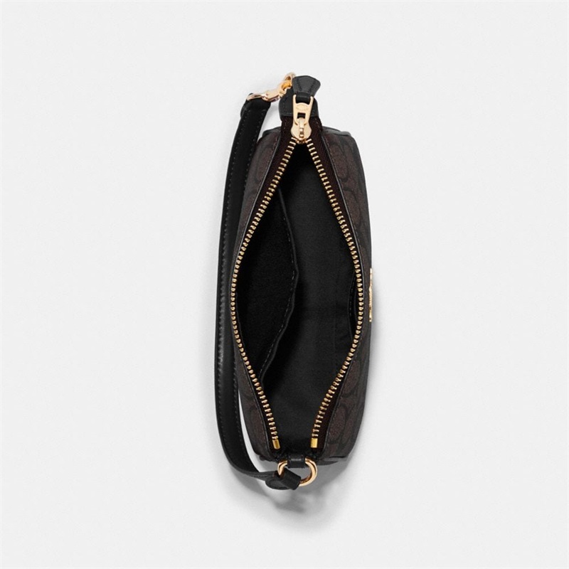 Wristlets Dama Coach Nolita 19 In Signature Canvas Aurii Maro Negrii | Romania-074196