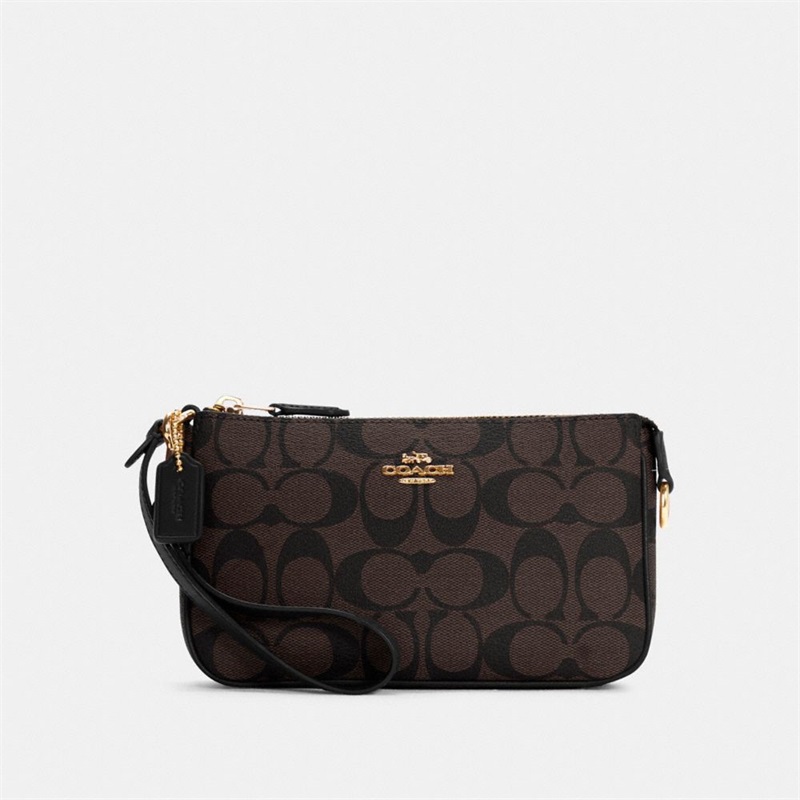 Wristlets Dama Coach Nolita 19 In Signature Canvas Aurii Maro Negrii | Romania-074196