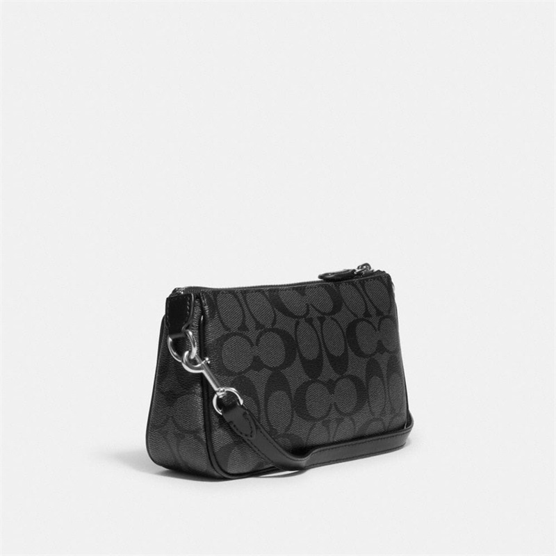 Wristlets Dama Coach Nolita 19 In Signature Canvas Argintii Gri Inchis Negrii | Romania-954261